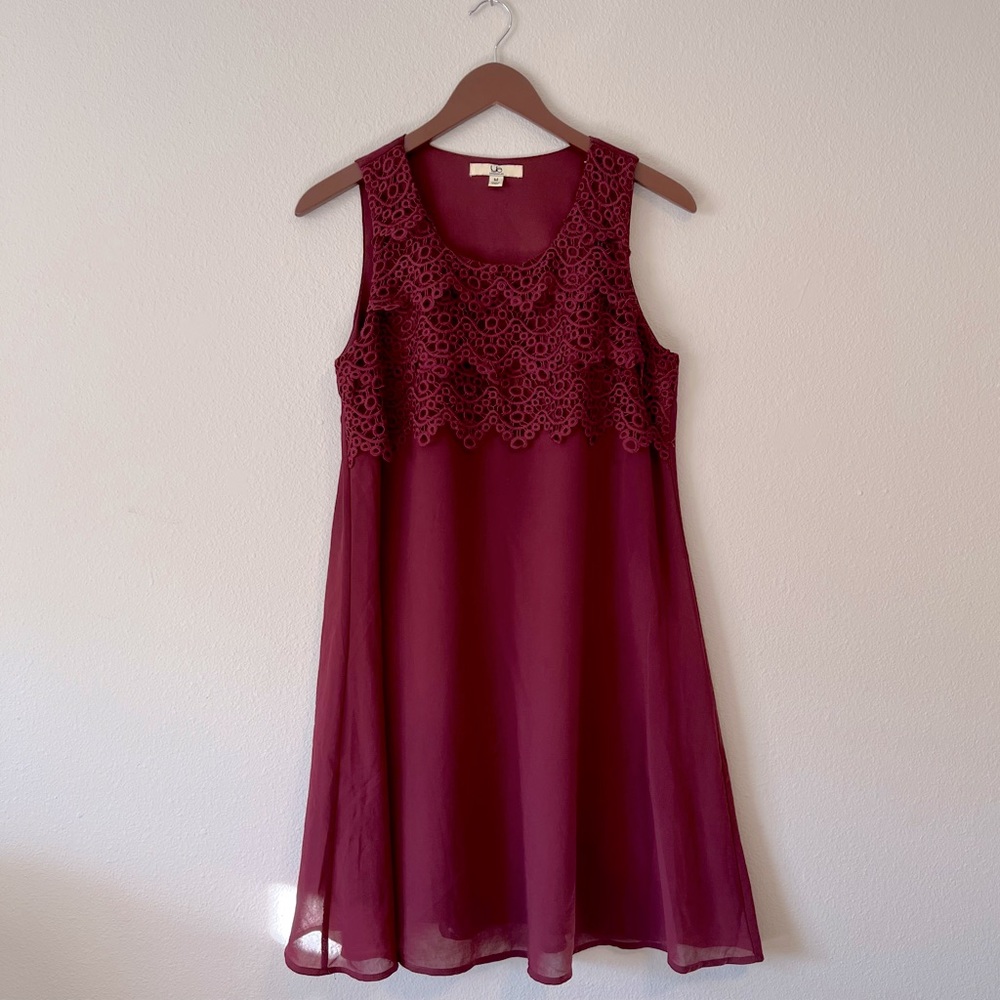 Ya Los Angeles Maroon Tent Dress